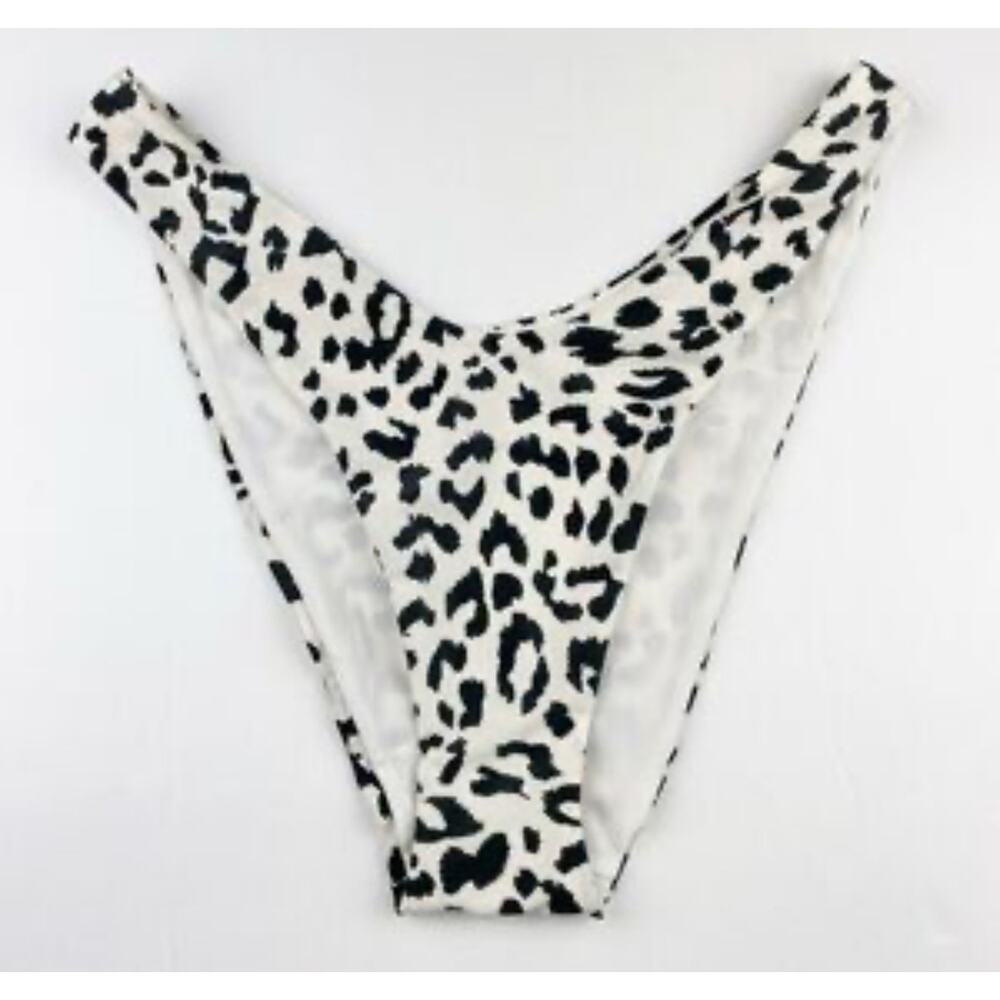 NWT Aerie High Cut Bikini Bottom – Cheeky Cheetah – Size Large